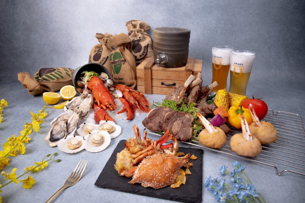 台北凱達大飯店-百宴自助餐廳首度匯集全台各式海鮮推出「寶島海鮮季」,活動時間即日