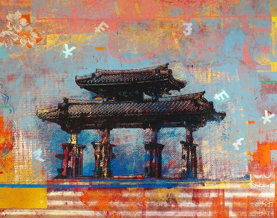 胡本切克勒夫,本次展出作品深入探索世界各國貨幣的本質和文化意涵,以全新的思維,創造後現代新普普風格。 (圖/印象畫廊提供)