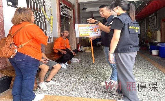 網美來了! 埔里警深入地方宗教場所宣導反詐騙