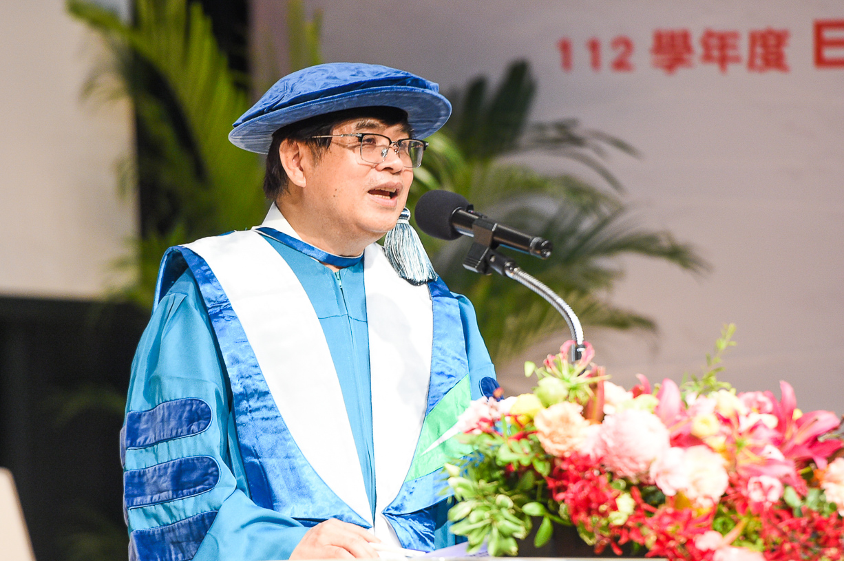 ▲中山大學EMBA執行長林豪傑表示，中山EMBA是全台唯一入選英國金融時報2023全球百大EMBA排行榜。（圖/記者黃淑貞攝）
