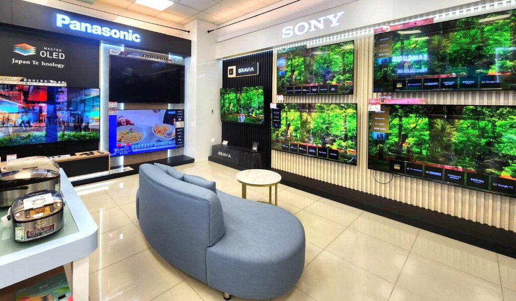 全新開張的全國電子中和店,精選各大品牌3C家電,讓消費者一站購足