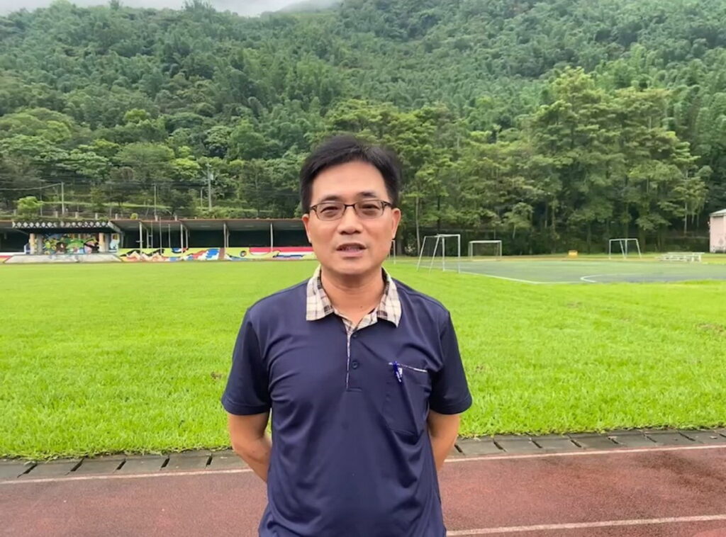楊振明校長對於饗樂纖農公司與臺南安平扶輪社的捐贈表示感謝