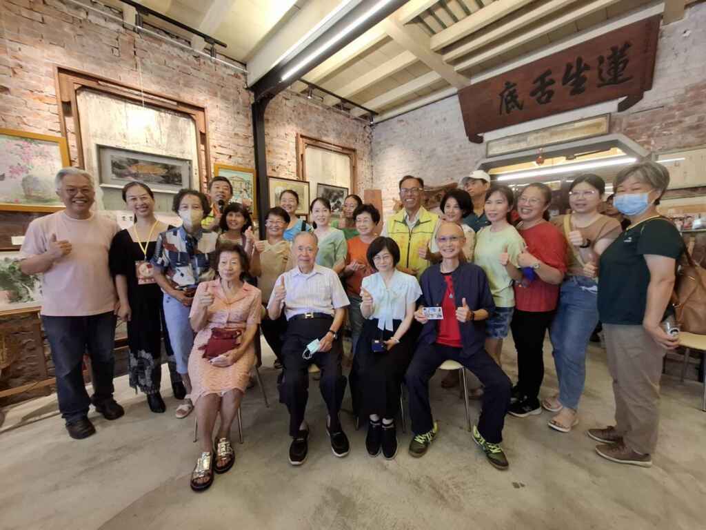 ▲蕭美惠水墨創展開幕茶會及分享座談會16日在田中老屋源成發藝棧舉行。（田中老屋源成發藝棧提供）