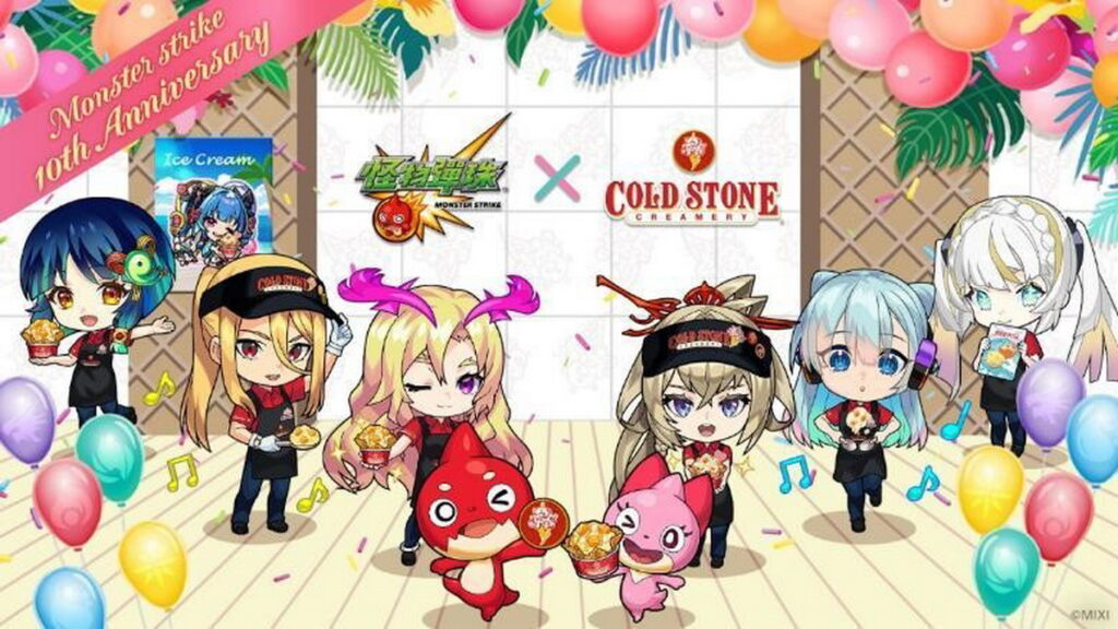 《怪物彈珠》×COLD STONE合作活動登場