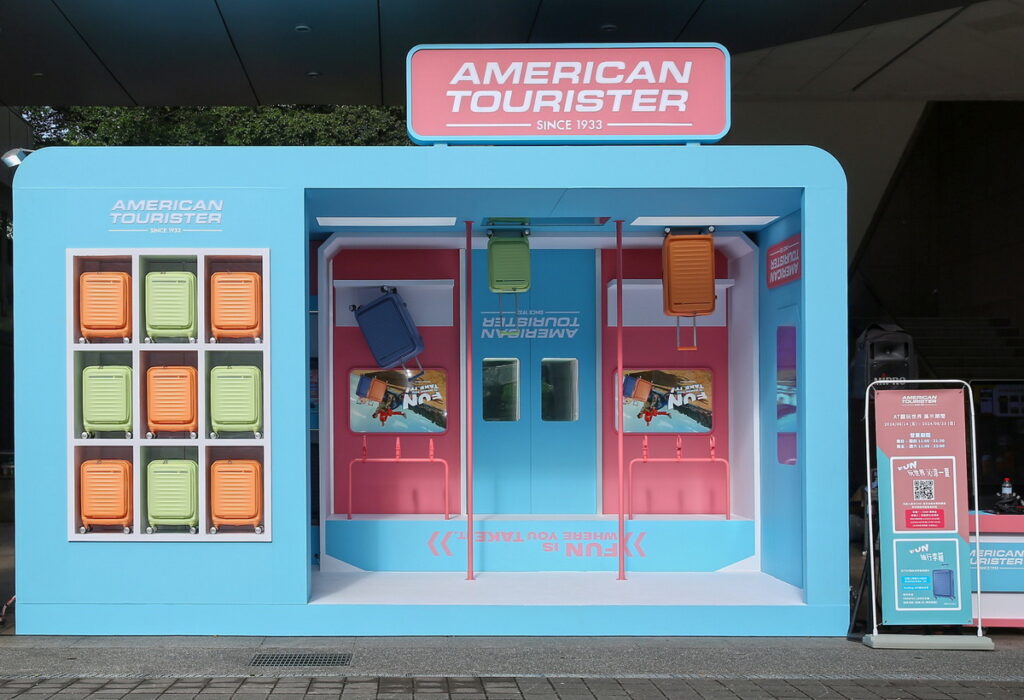 American Tourister翻玩世界 無樂不作!快閃店登陸信義區A11
