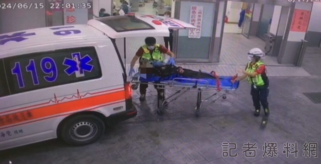 ▲王男當場無生命跡象，送醫後仍宣告不治。（圖／記者金東天翻攝）