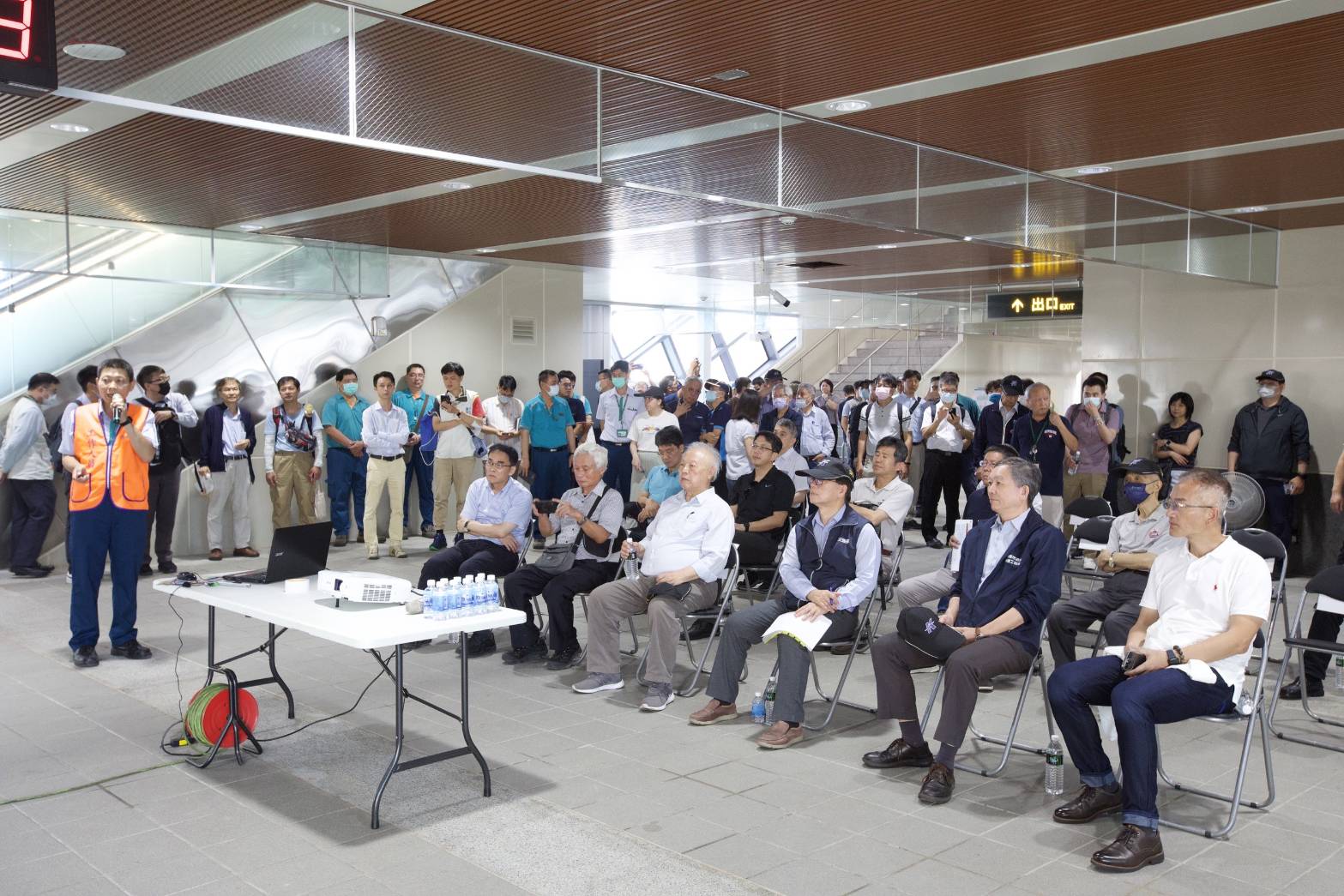 高雄都會區大眾捷運系統岡山路竹延伸線　RK1站路段履勘完成　後續將儘速通車營運