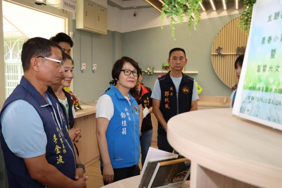 明亮又溫馨!苗縣維真國中「文耀書坊」社區共讀站啟用