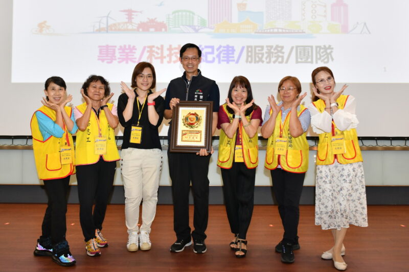 臺中市警察局頒獎表揚志工楷模 熱情付出締造安全城」