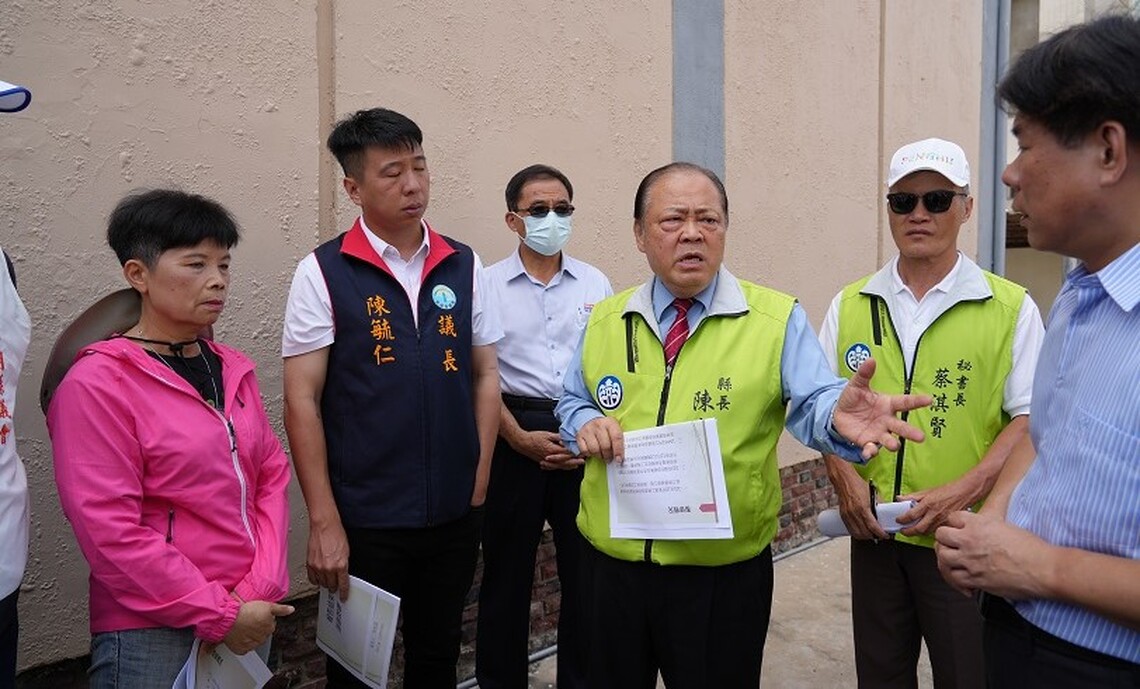 府會下鄉考察關心同仁辦公環境 陳光復指示相關單位儘速著手辦理