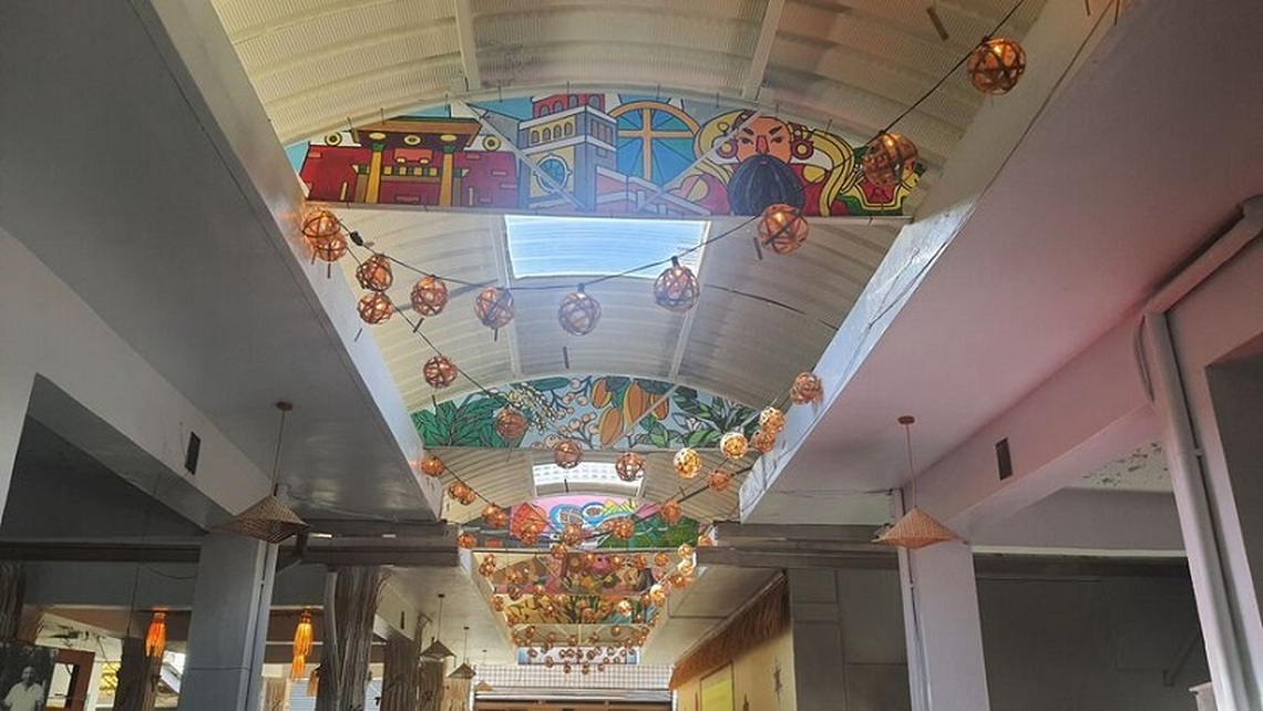 台南左鎮公有市場藝術置入粧點景觀