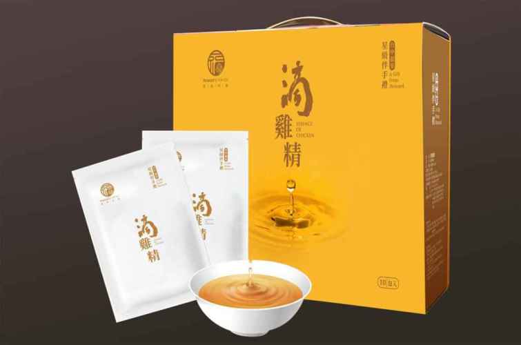 ▲福華滴雞精禮盒，古法熬製，天然食材滴口香醇，預購9折。（台中福華大飯店提供）