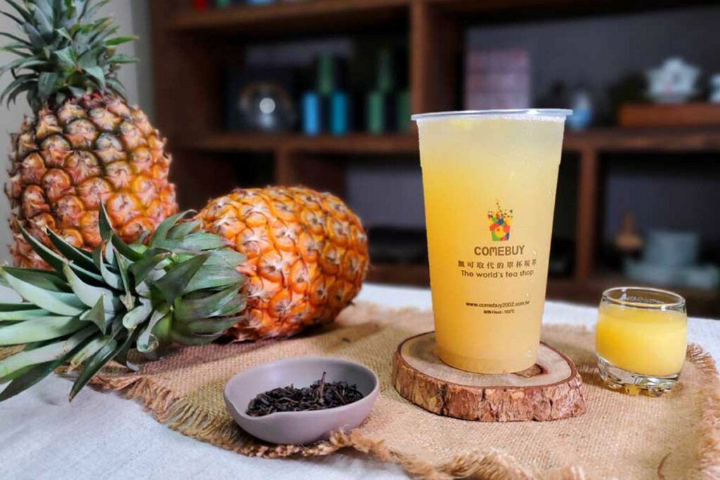 COMEBUY夏季冰茶祭,推薦酸甜好味(鳳梨冰茶)