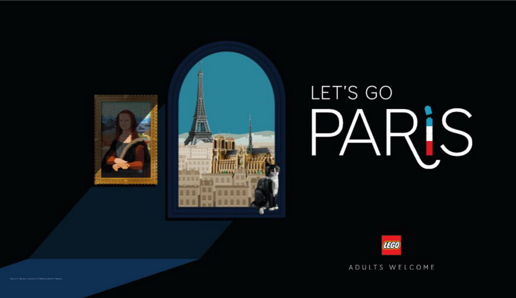 LET’S GO PARIS！樂高推出四支全新產品以法國巴黎為主軸，營造樂高獨特的香榭風情。