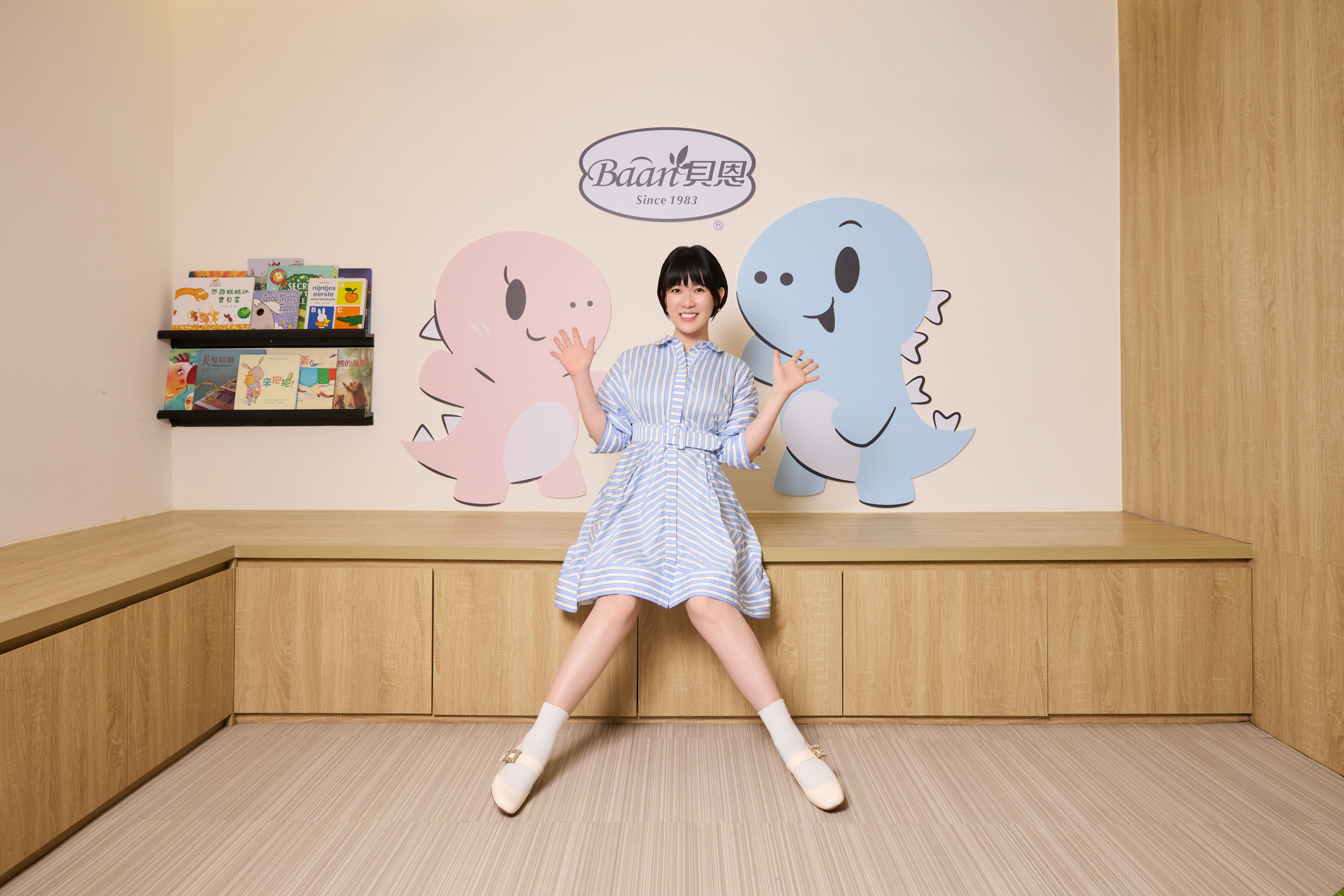 3月剛生下寶貝兒子「小太陽」的女星孫可芳,產後兩個月已經剷肉15公斤。圖/Baan提供