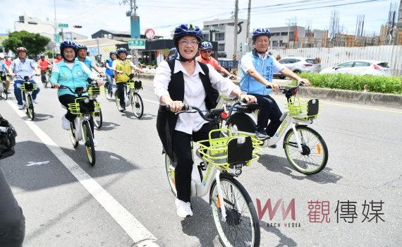 彰化縣推動節能減碳政策 MOOVO公共自行車服務拓展至田中鎮