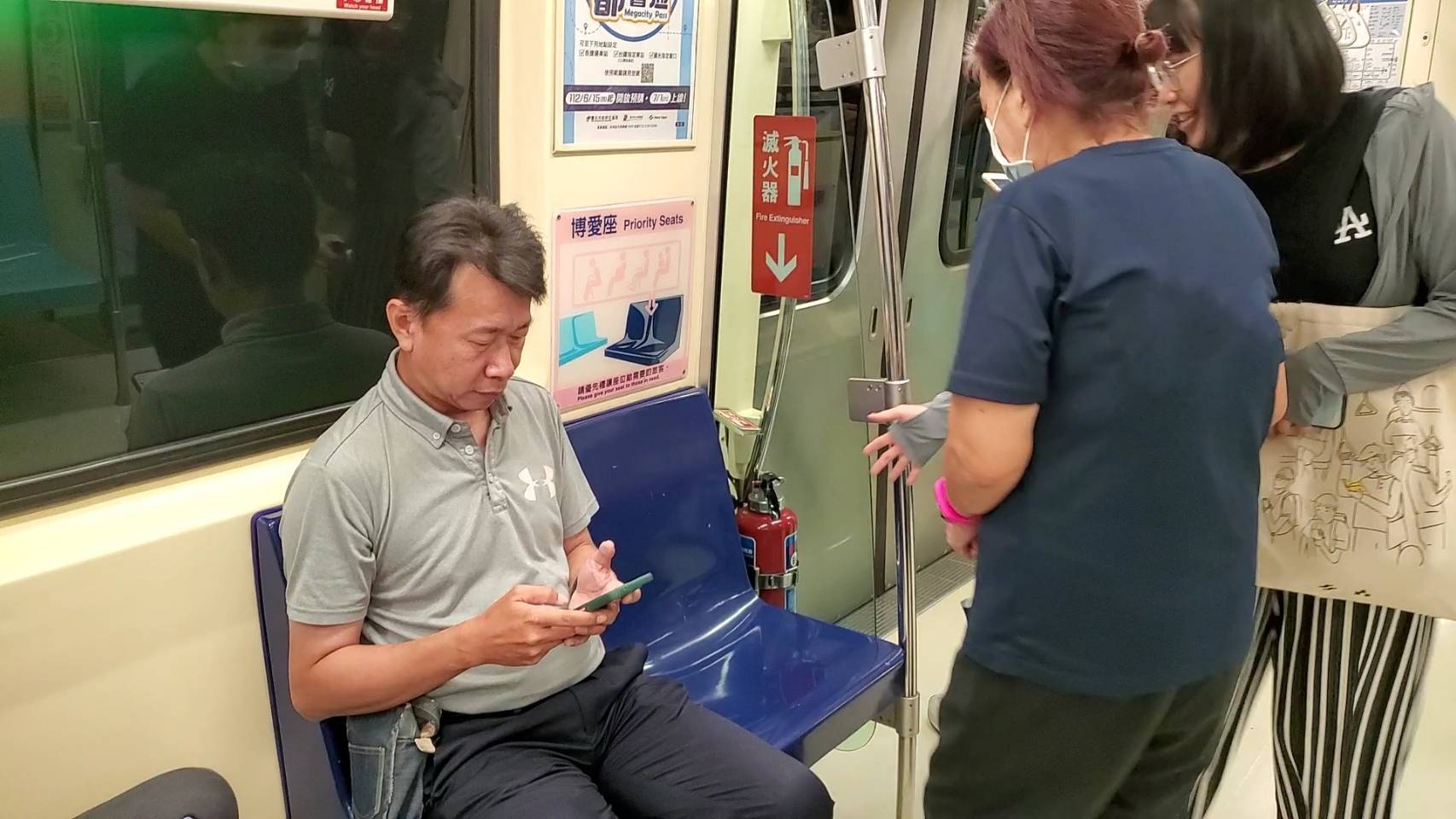 博愛座爭議 北捷:不希望淪為年紀或道德綁架的工具