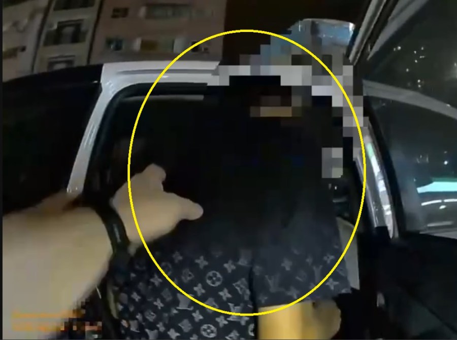 安全帽帶沒扣 警攔查驚見機車坐墊藏K盤 226 cnews204240619a04