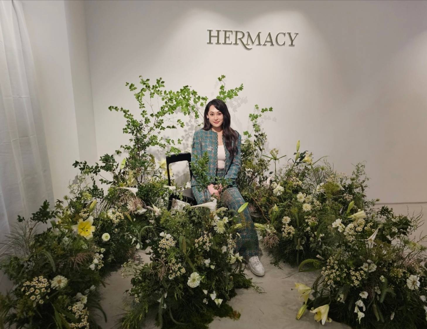 抗癌女神王韡蒨近距離深刻感受罹癌的辛苦,因此希望能用真正好的產品去幫助女生照顧私密健康問題。(圖/記者 黃荷琇攝)
