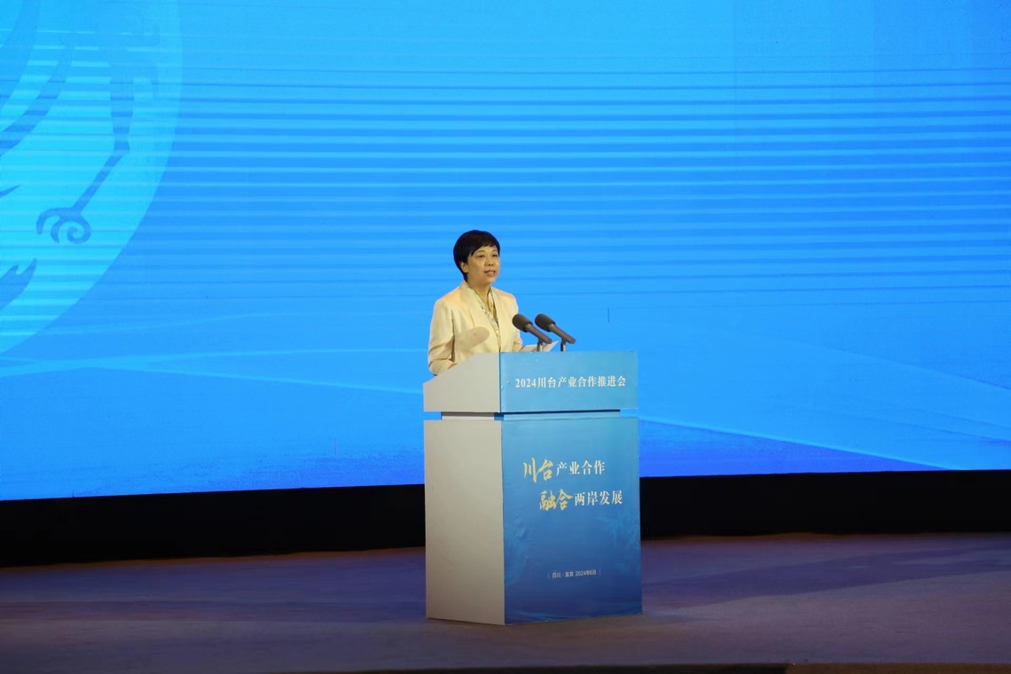 2024川臺產業合作推進會在宜賓隆重開幕