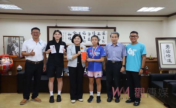 鎮南國小金牌女籃隊出征日本 張麗善期許以球會友為雲林爭光