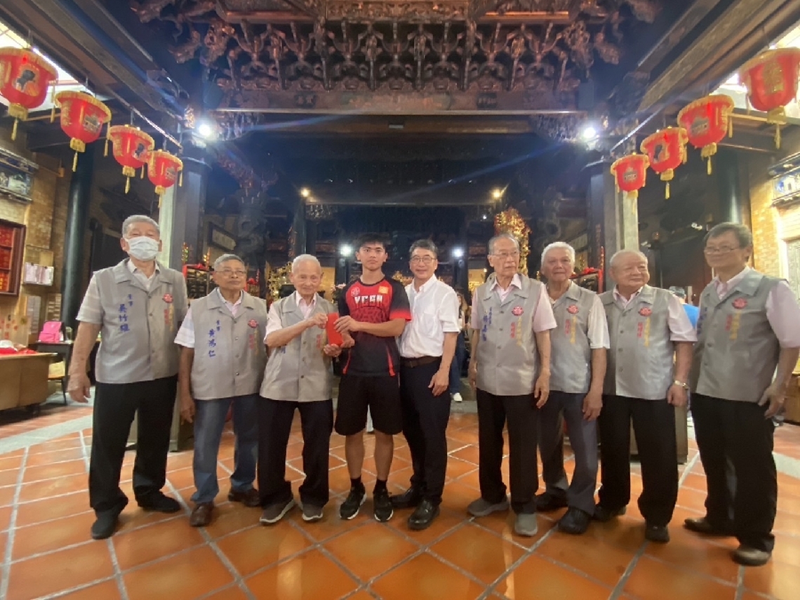 嘉邑城隍廟無私資助永慶高中二度榮獲績優體育班殊榮 幫助年輕選手不斷發光、發熱