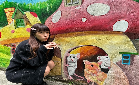 水利局美化亮暗灰後巷　板橋新埔里後巷彩繪動物樂園