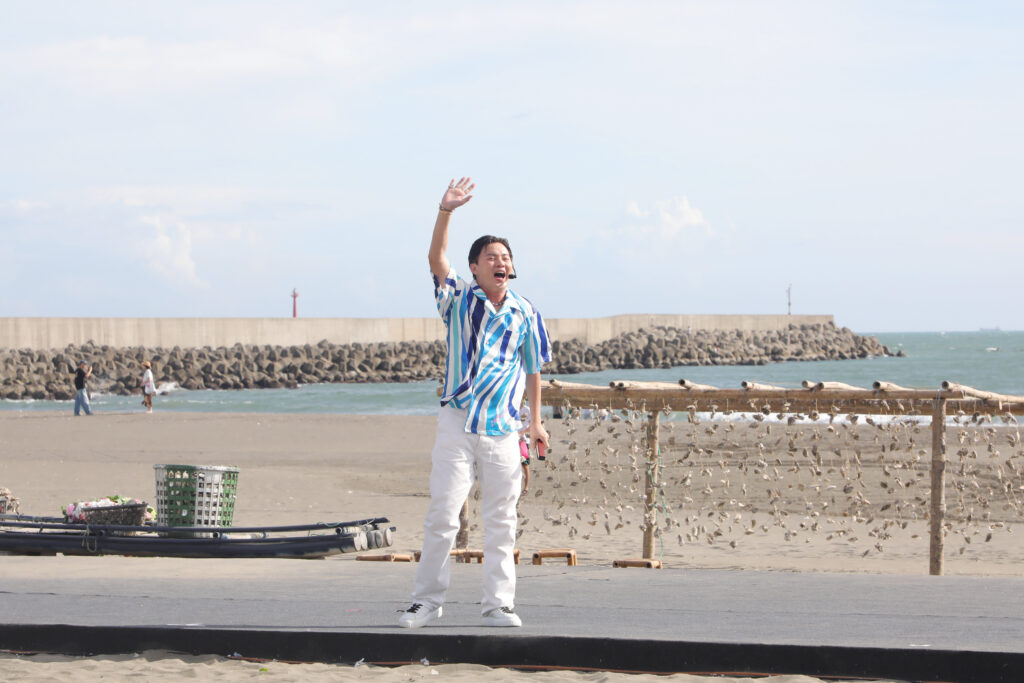 ▲台南市政府於安平區舉辦「台南400農漁藝術地景藝術節」，台南市長黃偉哲特地前往支持（圖／記者王俊勝 翻攝）