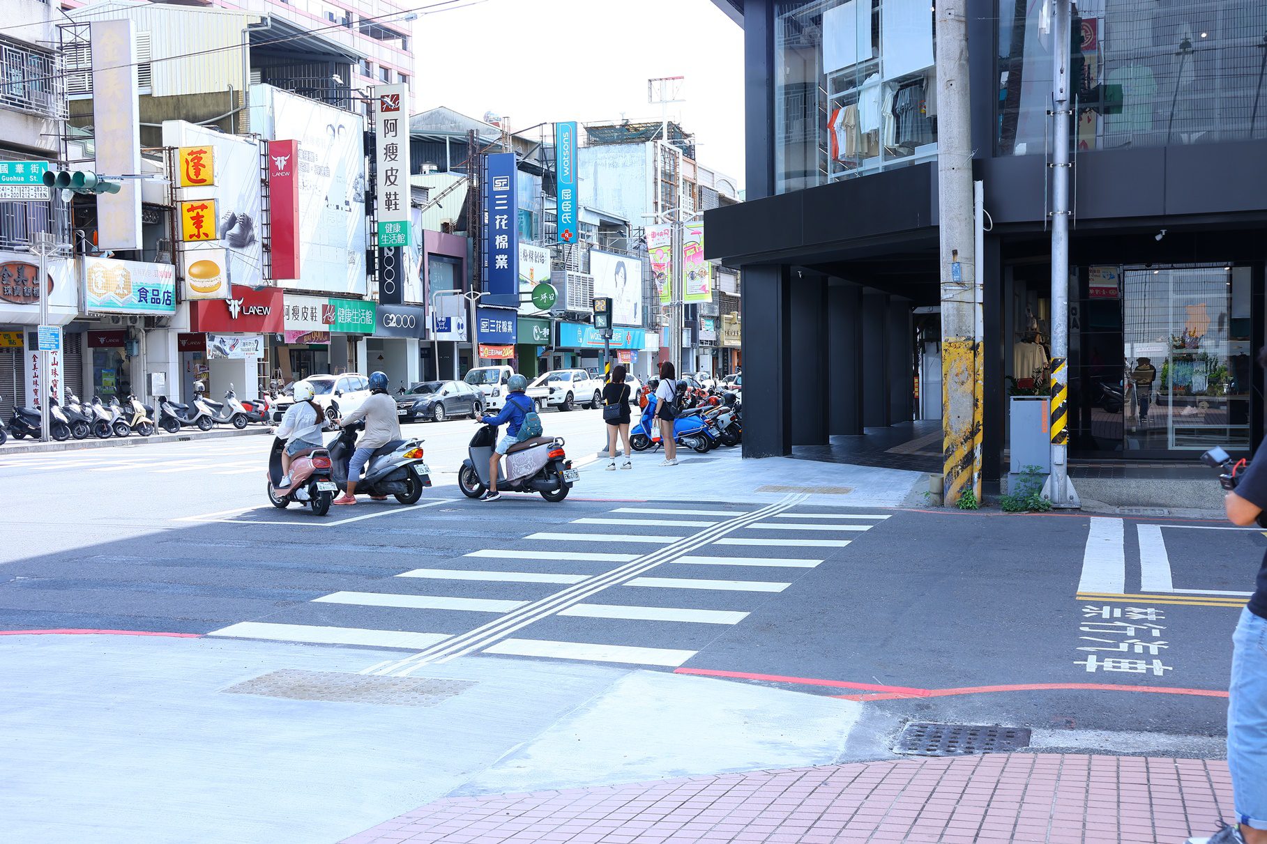 嘉義市中山路6處路口人行道無障礙斜坡改造 大通商圈人本好行