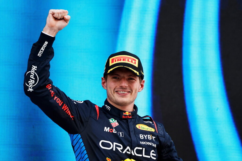 Red Bull 車隊荷蘭籍車手 Max Verstappen 駕駛 RB20 於F1 西班牙大獎賽拿下本賽季第七勝。 (Red Bull 提供)