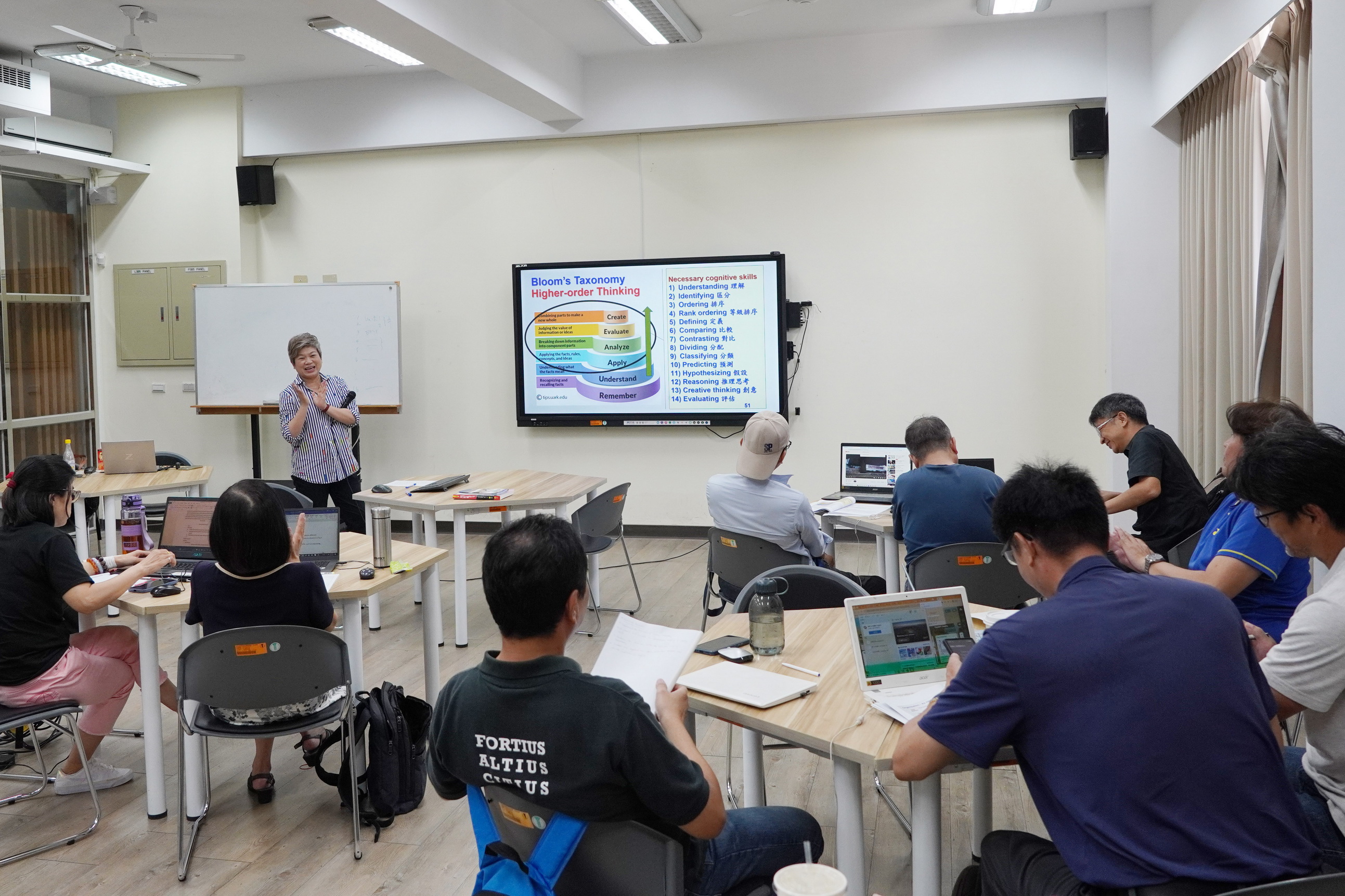 ▲大葉大學榮獲教育部雙語化學習計畫獎助，積極推動國際化。（記者張溎壕攝）