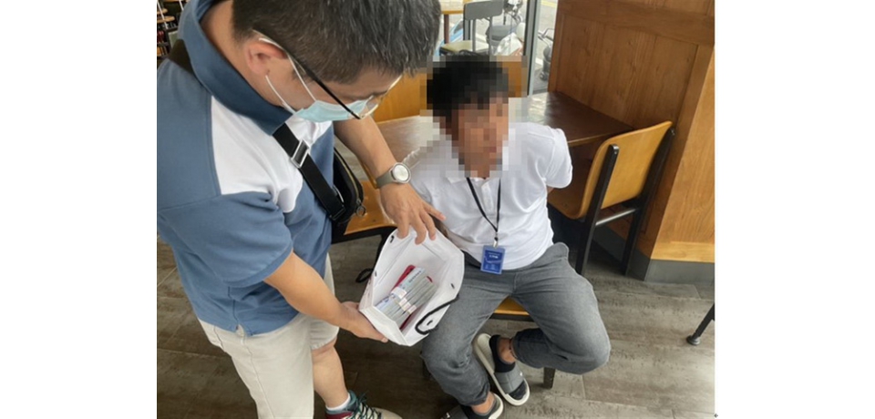 假冒投資專員約喝咖啡面交 遭彰化縣員林警分局埋伏逮獲
