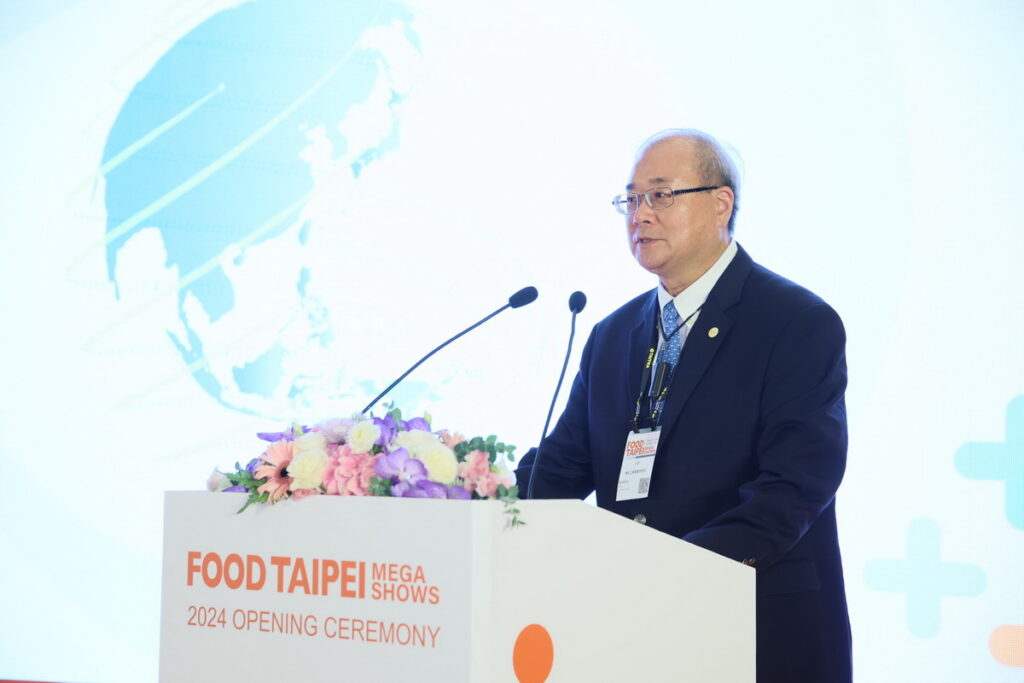[臺灣食品循環生態圈推動聯盟]2024臺北國際食品展舉辦的首日，在南港展覽館2館展場舉辦聯盟啟動誓師大會。