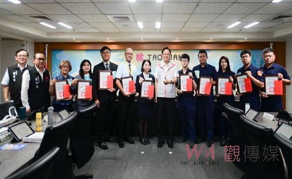 一個月成功攔詐騙集團1.4億元 桃園表揚有功人員