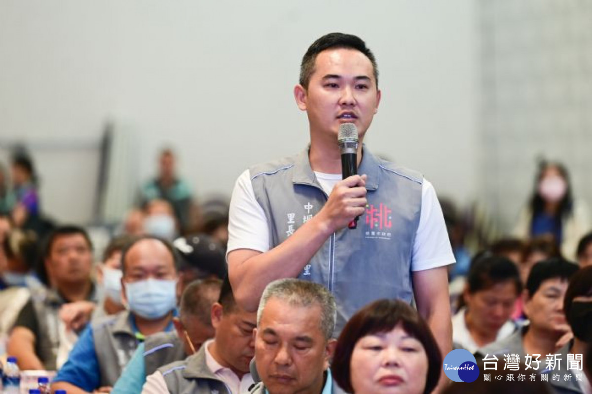 里長表達意見。<br /><br />