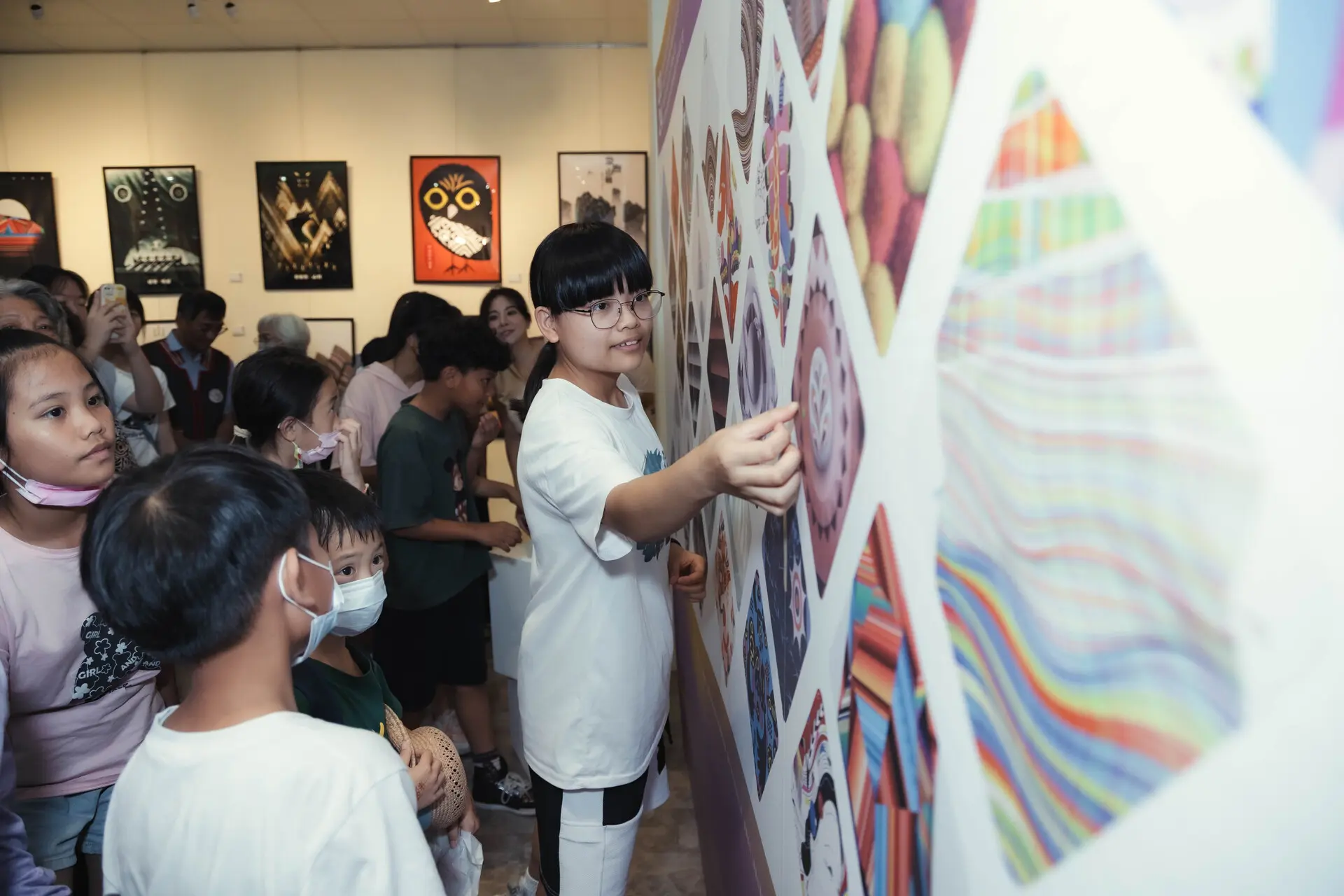 臺灣原住民海報雙年展【臺中市原住民族文化館】互動體驗式展品