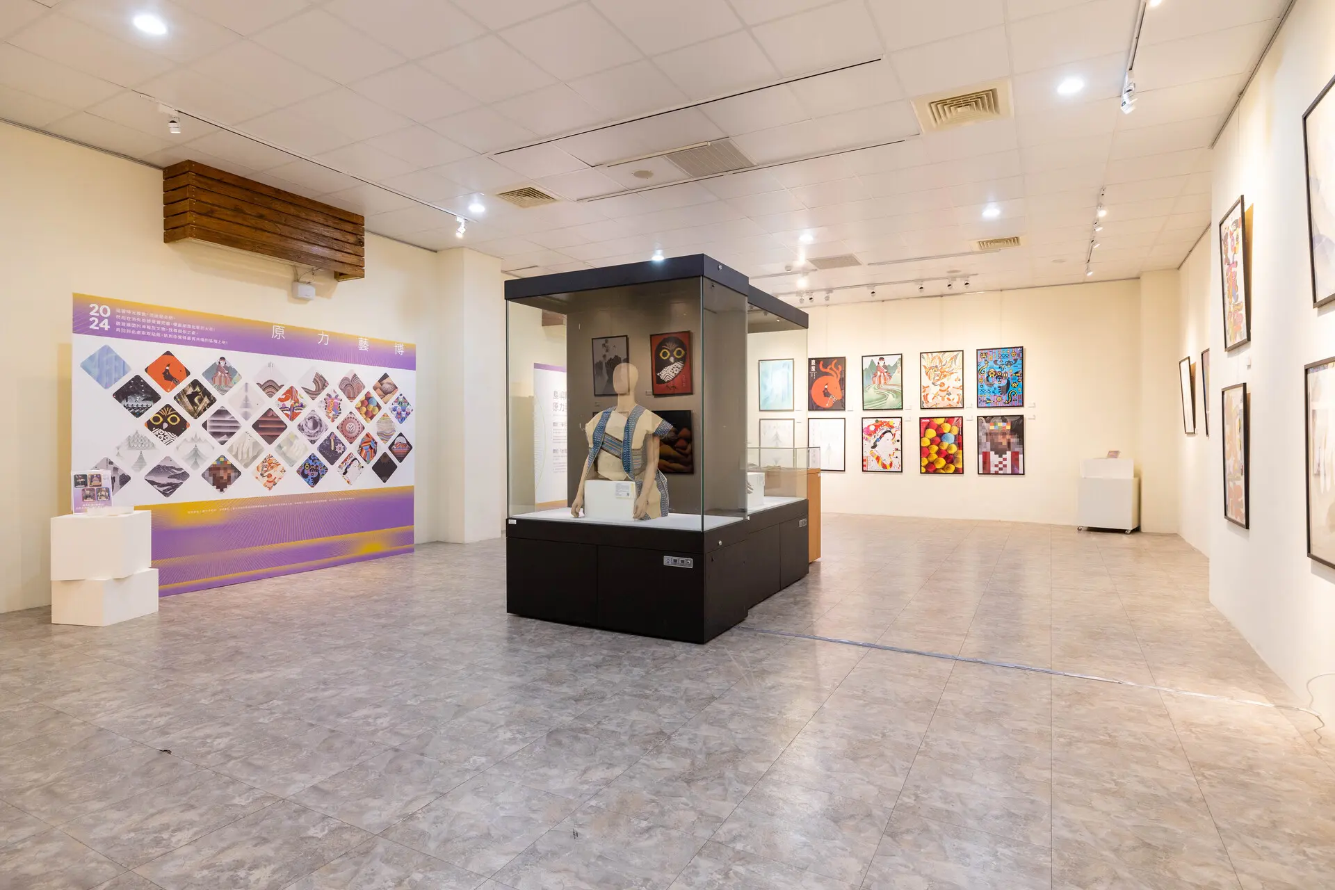 臺灣原住民海報雙年展【臺中市原住民族文化館】特展廳1