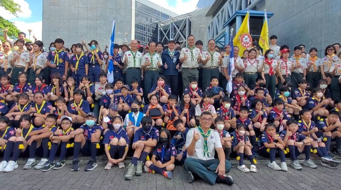 漾新聞|吳立森授旗高市童軍團全國大露營 勉訓練領導力社服與團隊精神
