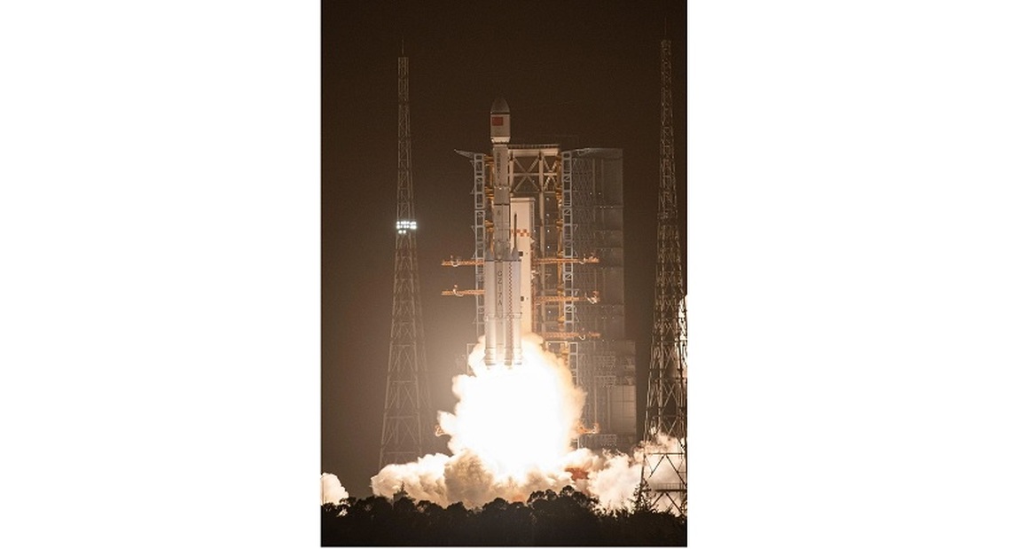 中國成功發射長征七號運載中星3A衛星升空