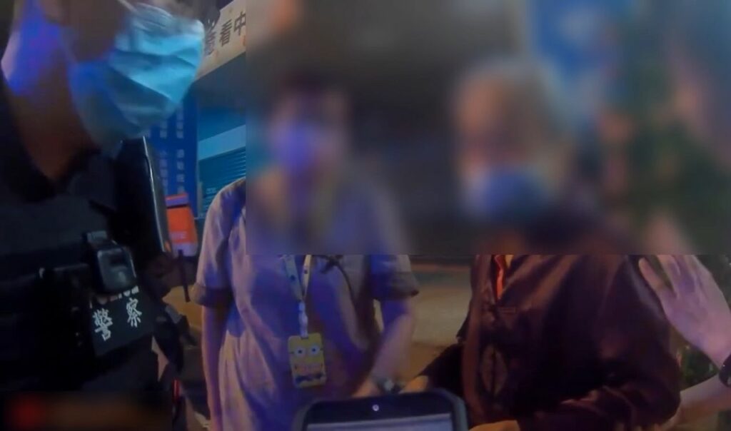 中華路有位迷失老人,到場後發現是一名老婦人迷路,因一時聯繫不到家屬,旋即護送老婦人回派出所休息