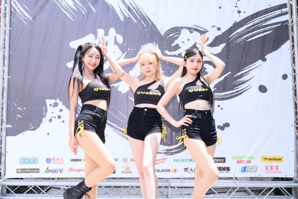 新北國王啦啦隊員Yuki、Manping、Effie