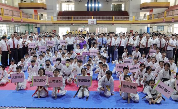 台中市長盃空手道錦標賽 4歲娃上陣萌翻全場