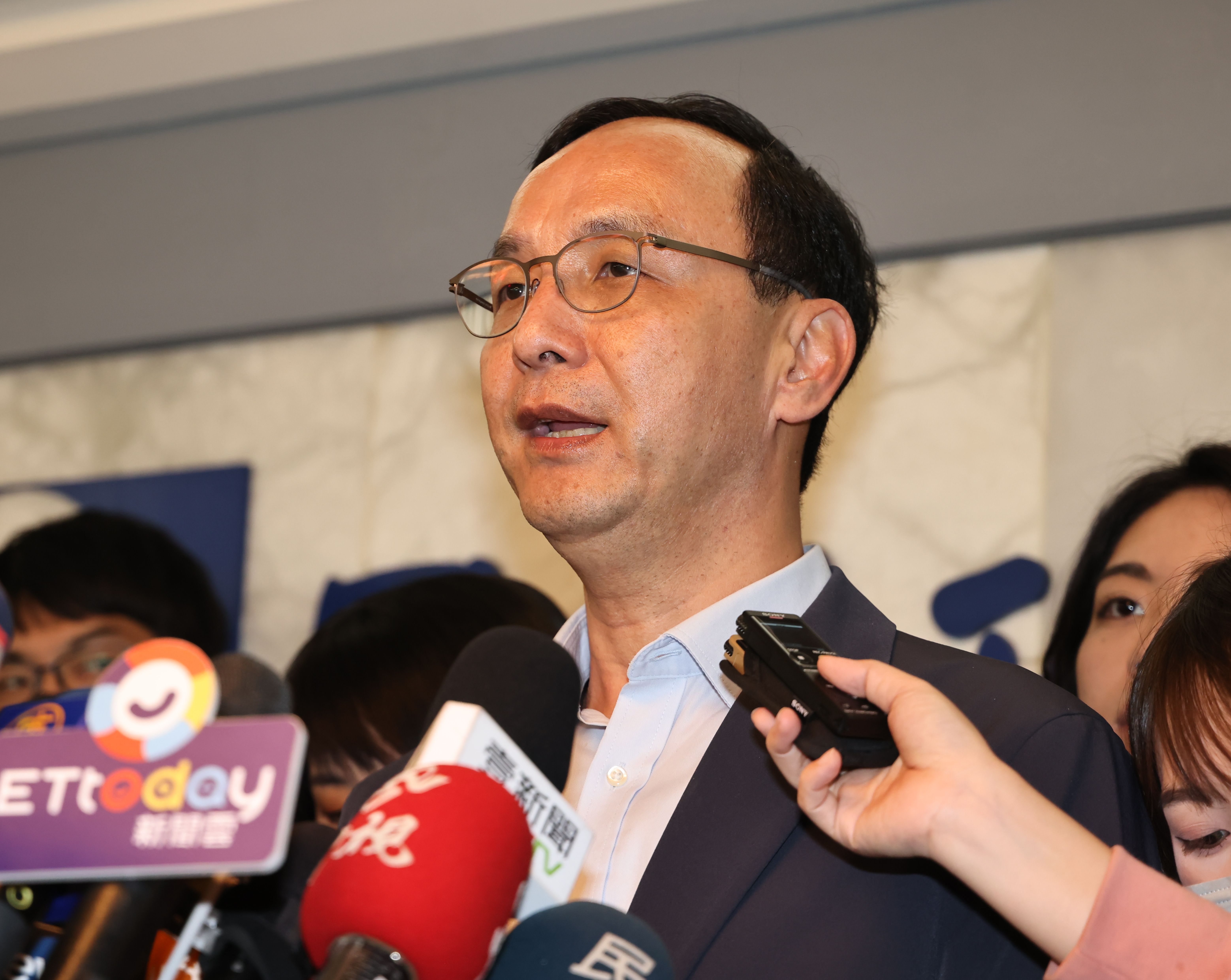 對於柯文哲反對提高罷免門檻,朱立倫30日回應指出,國民黨只是要求更嚴謹合理。資料照片/林啟弘攝