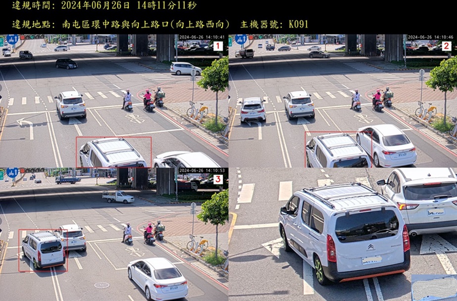 ▲圖說:依據統計,四分局裝置科技執法設備的路口,車禍事故率下降了39.13% (圖/台中市政府提供)