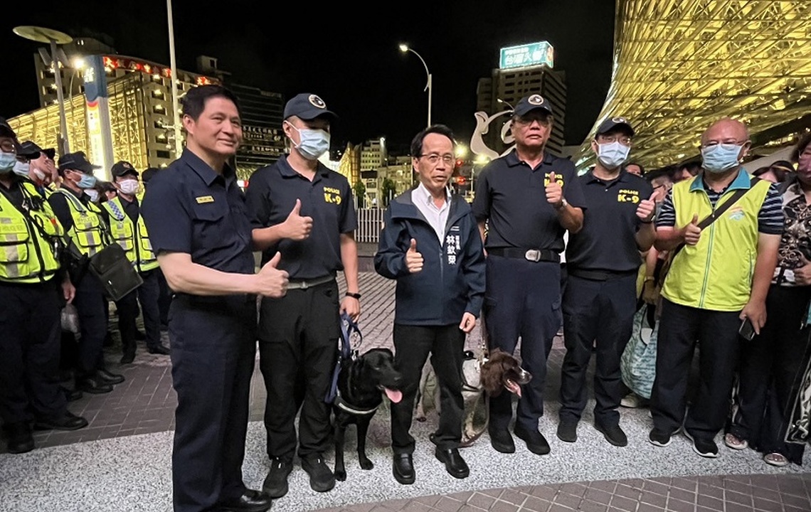 「暑期青春專案」高市府聯合稽查擴大掃蕩 結合保三緝毒犬進行青少年易聚集場所臨檢