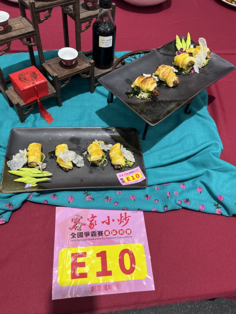 2024客家小炒全國爭霸賽東區初賽,比賽選手用心投入烹調