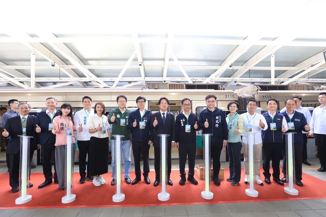 漾新聞|高雄捷運RK1岡山車站今通車 陳其邁祭出8月底試營運路段免費搭