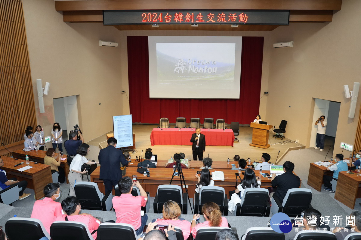王副縣長指出台韓宜居市目標相同。( 縣府提供)