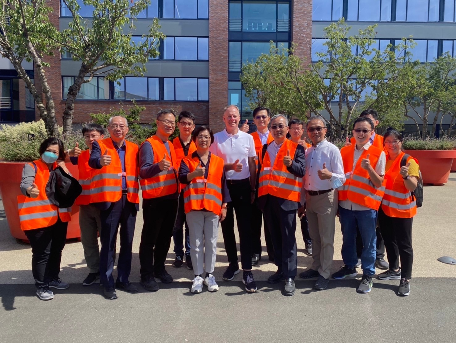 ▲彰化縣長王惠美率團參訪德國瑞曼迪斯集團，探討廢棄物再利用與碳排減少。（彰化縣政府提供）