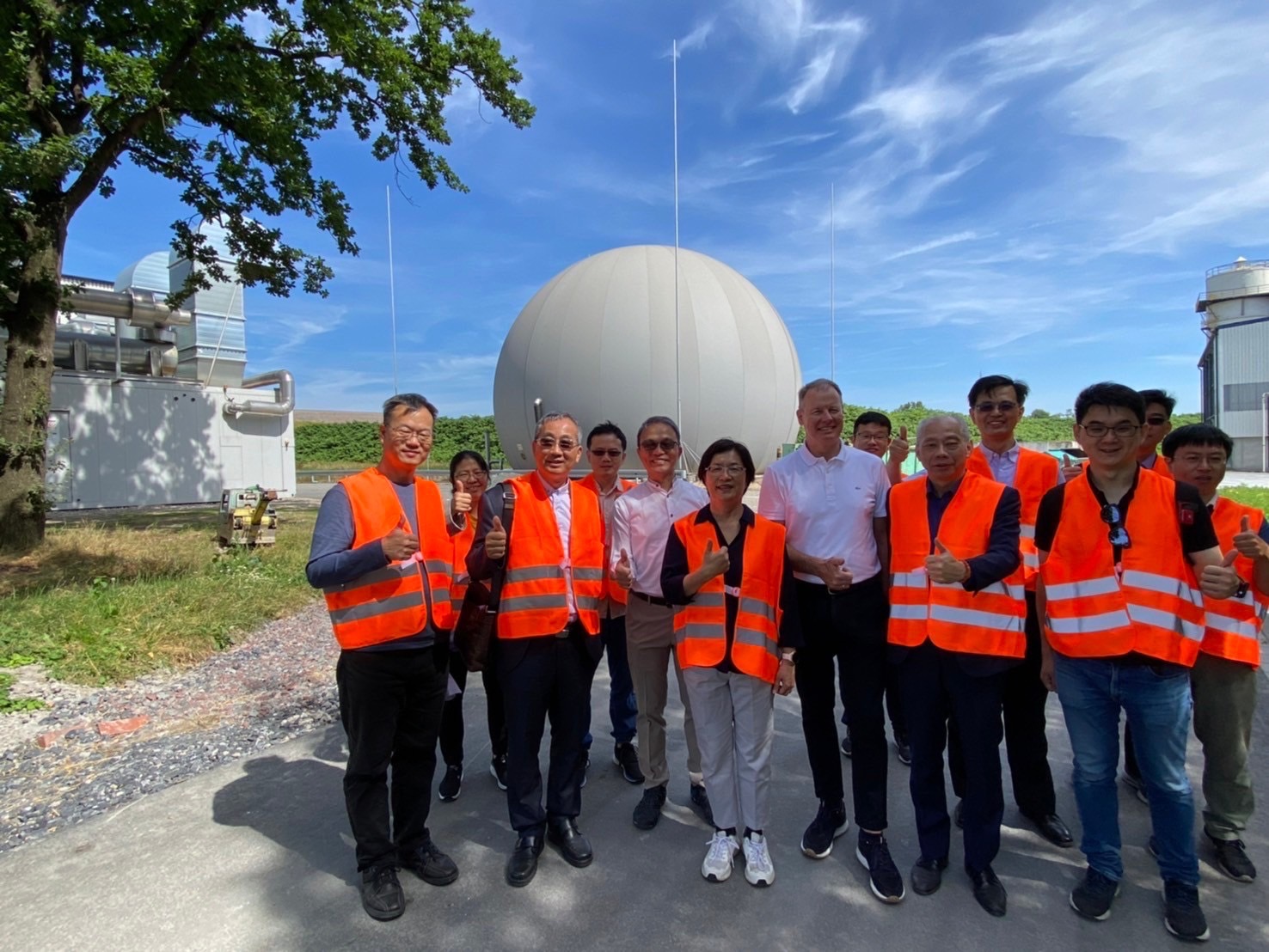 ▲彰化縣長王惠美率團參訪德國瑞曼迪斯集團，探討廢棄物再利用與碳排減少。（彰化縣政府提供）